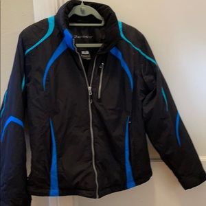 Black Obermeyer Ski Jacket size 6 Style "Paris"